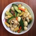 小汶醬 的 小黃瓜炒玉米筍 cooksnap