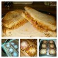 Mandy's cooksnap of when they made Pizza Sandwich.