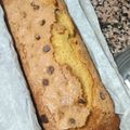 El cooksnap de Sandra cuando hizo “Pastel de naranja con pepitas de chocolate”. (Orange cake with chocolate chips).