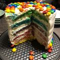 Judit Németh Cooksnap-ja, amikor elkészítette a(z) Szivárvány torta receptet.