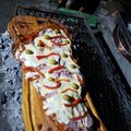 El cooksnap de Ema Vivanco cuando hizo Matambre a la pizza.