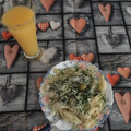 El cooksnap de Johanna Estela Gutierrez cuando hizo Pasta con salsa blanca de atún y espinacas.