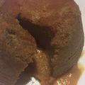 El cooksnap de Sol cuando hizo Volcán de dulce de leche.