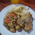 El cooksnap de Nati Panasite cuando hizo Pollo al disco o cacerola.