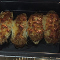 El cooksnap de Vicky Morales cuando hizo Berenjenas rellenas de carne - Thermomix. Apto para diabéticos.