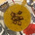 El cooksnap de Sasha Rodríguez cuando hizo Sopa Crema de Calabaza  y Cebolla Asada.