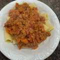 Sophie Lightning's cooksnap of when they made Rigatoni Bolognese! 🇮🇹.