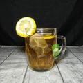 Cooksnap shazrina semasa beliau membuat Green Tea Lemonade.