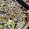 El cooksnap de Ricardo Esparza cuando hizo Chuletas de cordero con patatas al horno.
