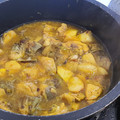 El cooksnap de Elena cuando hizo Guisado de pollo con alcachofas y patatas.