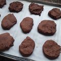 El cooksnap de Karina Barrios cuando hizo Galletas de harina de garbanzo con chocolate.