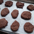 El cooksnap de Karina Barrios cuando hizo Galletas de harina de garbanzo con chocolate.