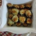 frank's cooksnap of when they made Crab Stuffed Mushrooms.