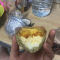 รูป Cooksnap ของ Wipada Peerawong เมื่อเขาทำ ทาร์ทไข่สูตรง่าย ด้วยหม้ออบลมร้อน และขนมปังแผ่น
