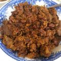 Cooksnap dari Linda Alkamea untuk resep Rendang Daging Kacang Merah (Santan Instan)