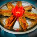 Neha Dua's cooksnap of when they made Stuffed Karela (Bittergourd).