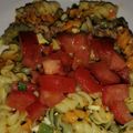El cooksnap de Lorena Fuentes cuando hizo Ensalada de pasta, atún y vegetales 🥗.