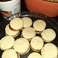 El cooksnap de Lorena Herrera cuando hizo Alfajores de Maicena, fáciles.