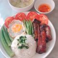 Cooksnap của NPNQ khi họ làm theo món Cơm sườn bì bằng nồi chiên không dầu
