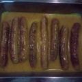 El cooksnap de Ismael Torres cuando hizo Salchichas frescas de cerdo con salsa al curry.