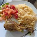El cooksnap de Mile Duarte cuando hizo Muslos de🍗pollo al curry y cebollín bogotano...!😋.