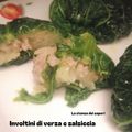il La stanza dei sapori quando ha preparato Involtini di verza con ripieno di salsiccia e verdure