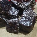 El cooksnap de silvia cuando hizo Turrón de chocolate negro con mijo hinchado y almendras.