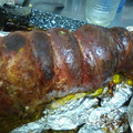 El cooksnap de gladys cuando hizo Matambre relleno al horno.