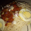 Mrs Ahmadyapeco's cooksnap of when they made Hand made pasta with sauce.