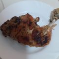 El cooksnap de Charo Rosado cuando hizo Muslos de pollo estilo asado en olla express.