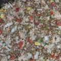 El cooksnap de Pilar Serrano Gómez cuando hizo Ensalada de lentejas turcas y arroz integral.