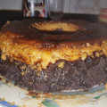 El cooksnap de Yurimi cuando hizo Torta Brownie con Flan en molde de 24 cm.