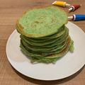El cooksnap de Marieta cuando hizo Hot cakes de colores.