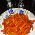 El cooksnap de Reinaldo Vergara cuando hizo Zanahorias caramelizadas.