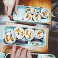 Cooksnap của Nguyễn Thị Trang khi họ làm theo món Kimbap Korea - Cơm cuộn Hàn Quốc #3