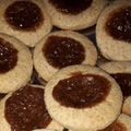 El cooksnap de Milagros Nievas cuando hizo Ojitos de dulce de leche con harina integral.