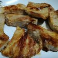 El cooksnap de Andrealeza cuando hizo Secreto de cerdo a la plancha.