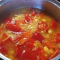 Cooksnap από Strata Al. στη συνταγή Ρεβίθια με πολύχρωμες πιπεριές!!!