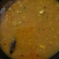 Asha Sharma's cooksnap of when they made Gujarati khatti Meethi Tuar Dal.
