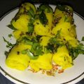 Jayakrite Kande's cooksnap of when they made Khandvi.