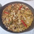 El cooksnap de Roberta Guidetti cuando hizo Paella mini para tres, con albóndigas.
