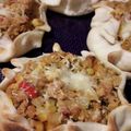 El cooksnap de Ro Granado cuando hizo Canastitas de atún, choclo, cebolla y queso Riquísimas!.