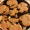 El cooksnap de Irene-Guirao cuando hizo Galletas de chocolate y almendra Sin Gluten hechas con cortador de esqueleto para Halloween.