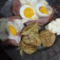 El cooksnap de Bárbara Gómez cuando hizo Milanesa napolitana con fritas y ensalada mixta.