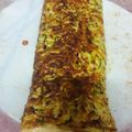 El cooksnap de Noemí Guillamón cuando hizo Rollo de calabacín con jamón y queso.