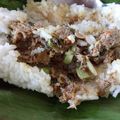 Cooksnap dari rinacandra untuk resep Nasi bakar tongkol kemangi pedas