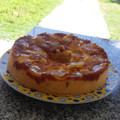 El cooksnap de Silvana Bentancor cuando hizo Torta de manzana invertida.