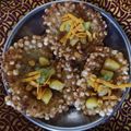 nikita rupareliya's cooksnap of when they made Farali Katori Chaat.