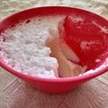 El cooksnap de Millaray Rivero Silva cuando hizo Bavaroise de frutilla con fruta natural.