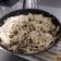 El cooksnap de Sonia cuando hizo Espaguetis con champiñones salteados.